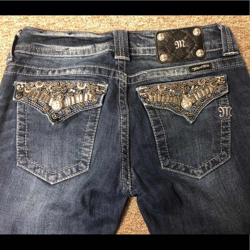 Miss Me Bling Boot Cut Jeans 28
